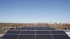 Solar panels at Emily House, Octavia head office, W10